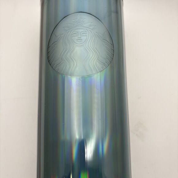 Starbucks DOME VENTI Fall Halloween 2022 OCEAN KALEIDOSCOPE Blue Green - Picture 2 of 6